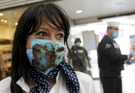 Masks in global fashion amid swine flu