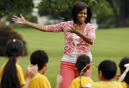 Vegetable harvest at White House