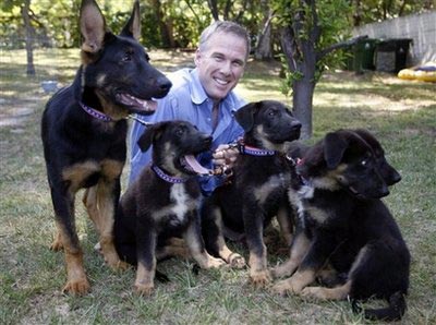 Clones of 9/11 hero dog unveiled in LA