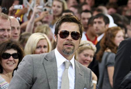 Brad Pitt at premier of film 