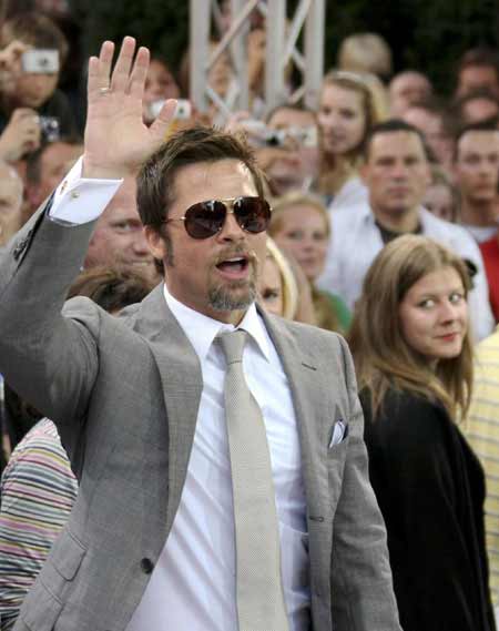 Brad Pitt at premier of film 