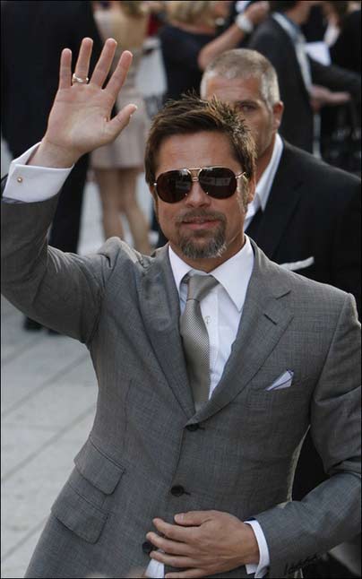 Brad Pitt at premier of film 