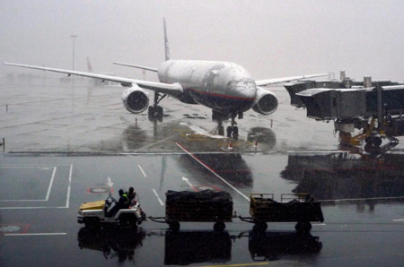 Beijing embraces first snowfall