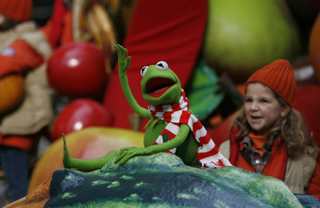 Macy's Thanksgiving day parade in New York