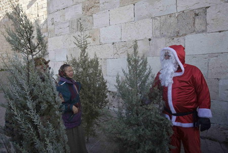 Santa Claus makes his appearance in every corner of the world