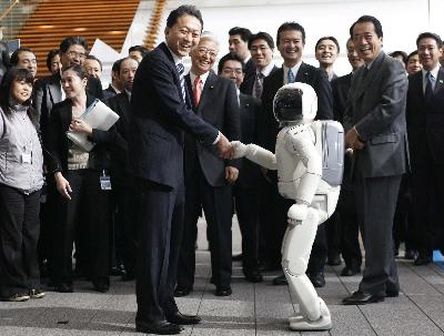 Japan's PM and the robots