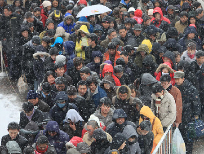 Snow blankets Beijing