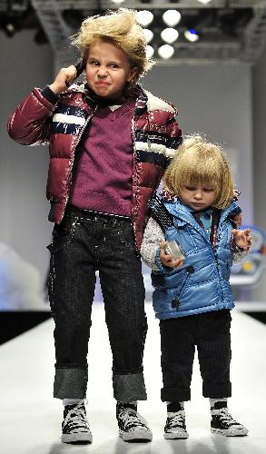 Little models at fashion show