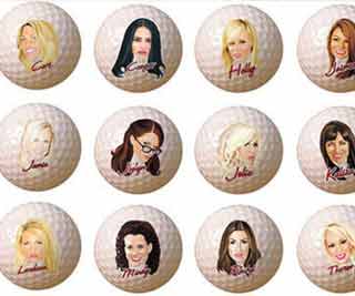 Woods' mistress golf balls <BR>伍茲情婦版高爾夫(圖)