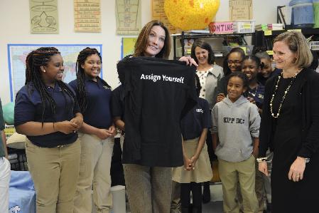 French first lady in New York