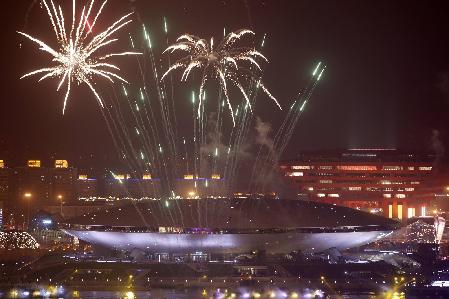 Fireworks set the stage