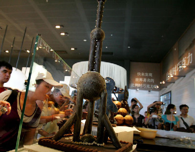 Belgium chocolate on display at Shanghai Expo