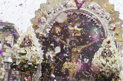 'Lord of Miracles' in procession in Peru