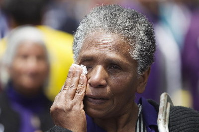 'Lord of Miracles' in procession in Peru