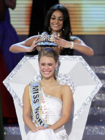 American beauty crowned Miss World 2010 in Sanya