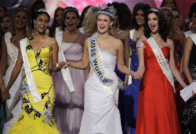 American beauty crowned Miss World 2010 in Sanya