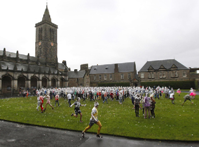 Students foam for hell-raisin tradition