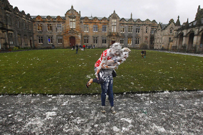 Students foam for hell-raisin tradition