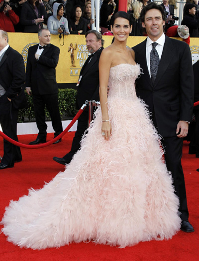 Red carpet of annual Screen Actors Guild Awards in Los Angeles