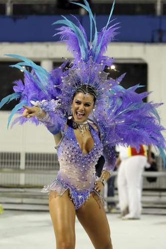 Carnival parade in Sao Paulo