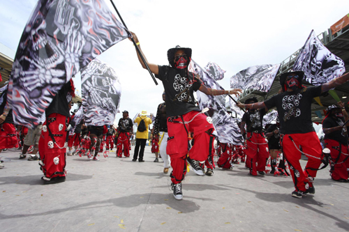 Parade on stage in Spain