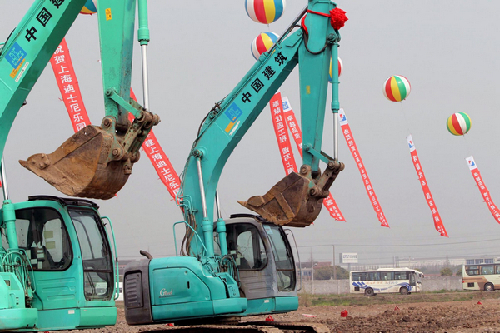 Work on Shanghai Disneyland starts