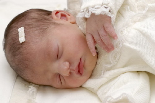 Newborn baby of Real Madrid's soccer player Kaka