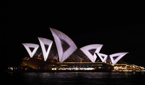 Vivid Sydney, a festival of light and music