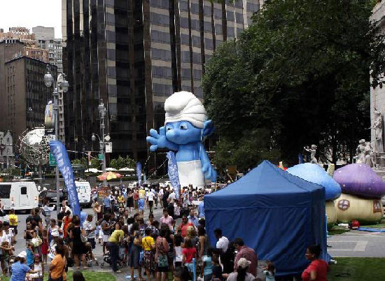 Smurfs Week NYC kicks off