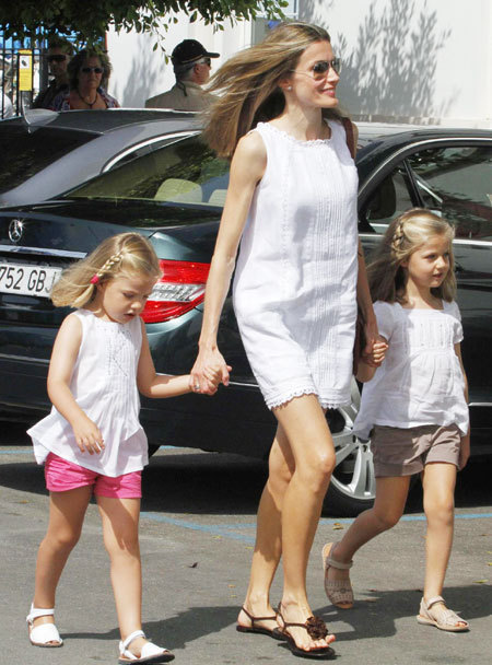 Spain's Princess Letizia attends yacht race