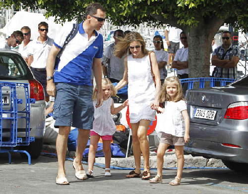 Spain's Princess Letizia attends yacht race